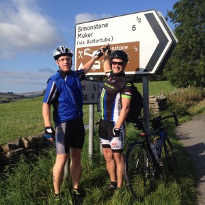 Neil & Jason before Buttertubs - looking spritely