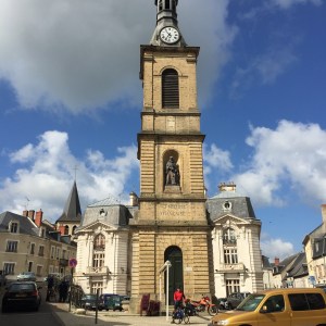 Me in front of something in Decize.